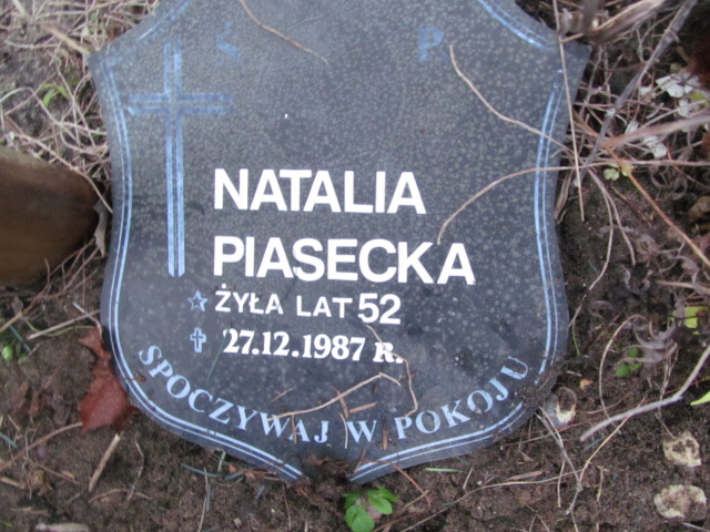 Natalia Piasecka 1935 Włoszczowa - Grobonet - Wyszukiwarka osób pochowanych