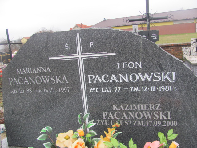 Kazimierz Pacanowski 1942 Włoszczowa - Grobonet - Wyszukiwarka osób pochowanych