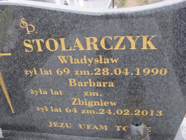 Zbigniew Stolarczyk 1949 Włoszczowa - Grobonet - Wyszukiwarka osób pochowanych