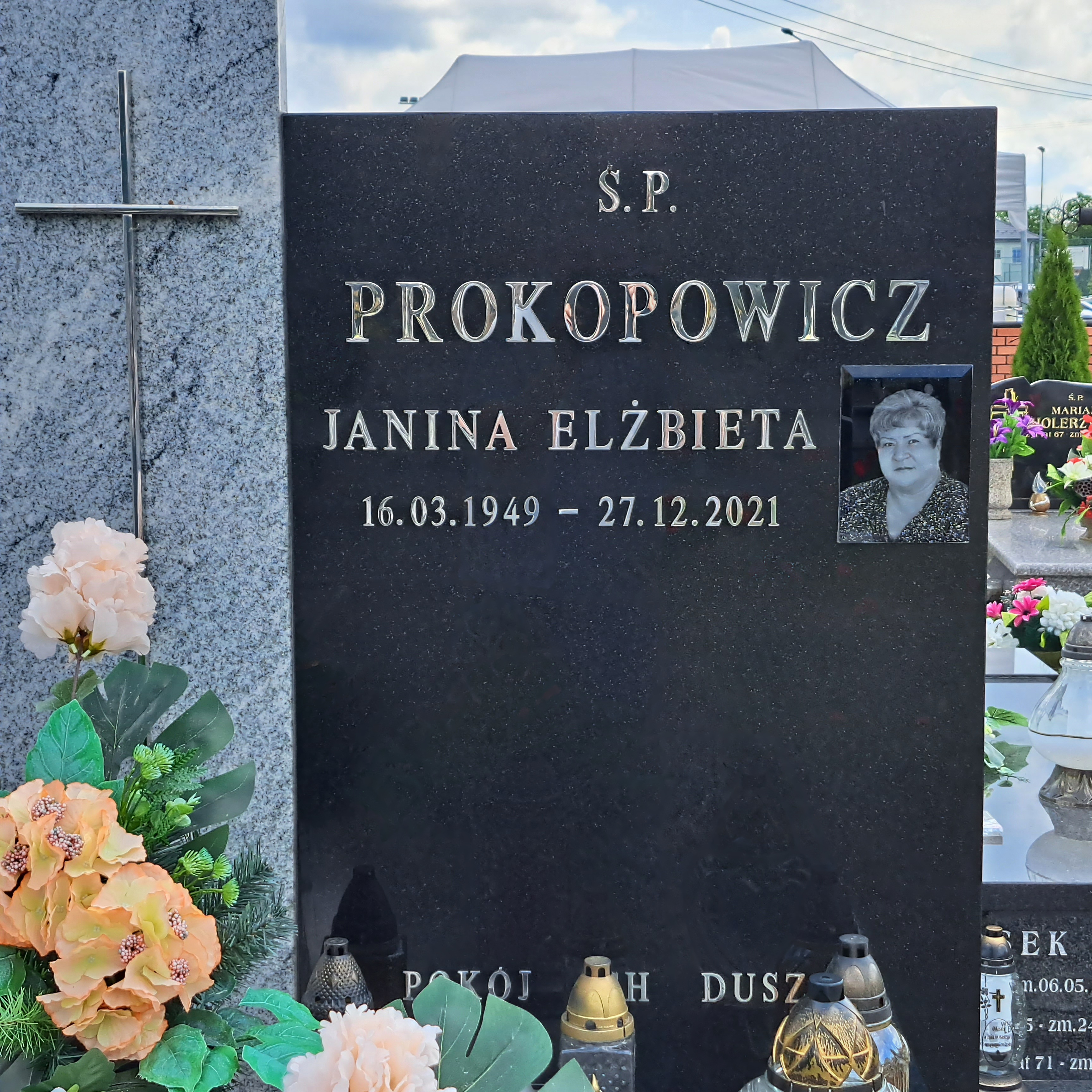 Janina Prokopowicz 1949 Włoszczowa - Grobonet - Wyszukiwarka osób pochowanych