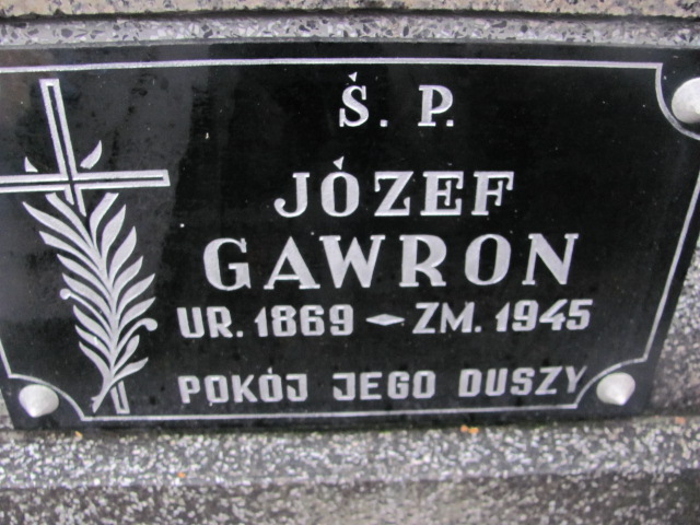 Zofia Gawron 1922 Włoszczowa - Grobonet - Wyszukiwarka osób pochowanych