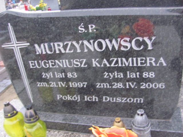 Eugeniusz Murzynowski 1914 Włoszczowa - Grobonet - Wyszukiwarka osób pochowanych