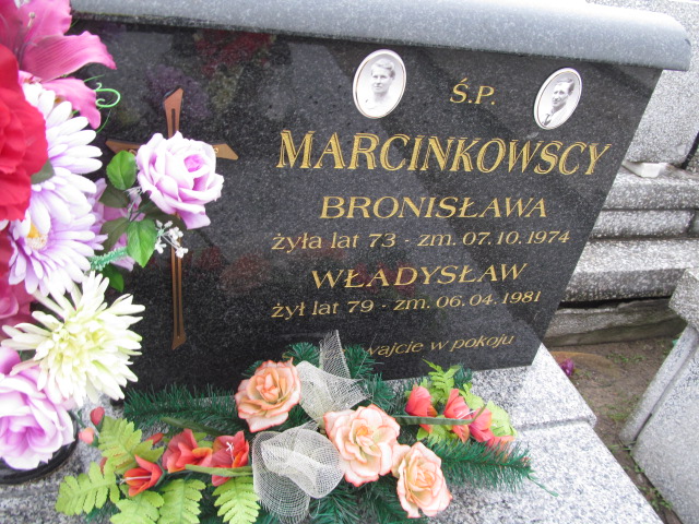 Bronisława Marcinkowska 1901 Włoszczowa - Grobonet - Wyszukiwarka osób pochowanych