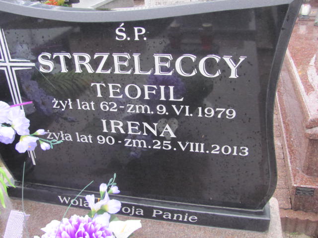 Irena Strzelecka 1923 Włoszczowa - Grobonet - Wyszukiwarka osób pochowanych