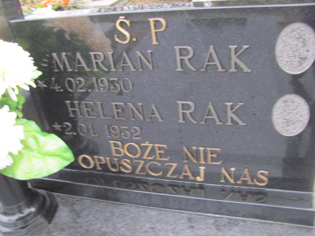 Marian Rak Włoszczowa - Grobonet - Wyszukiwarka osób pochowanych